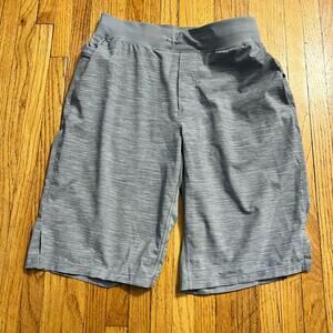 Lululemon T.H.E  Shorts Mens Small Gray Linerless  M7AATS Running Performance